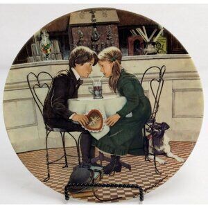 Valentines Day Collectors Plate Don Spaulding Edwin Knowles 1981 USA